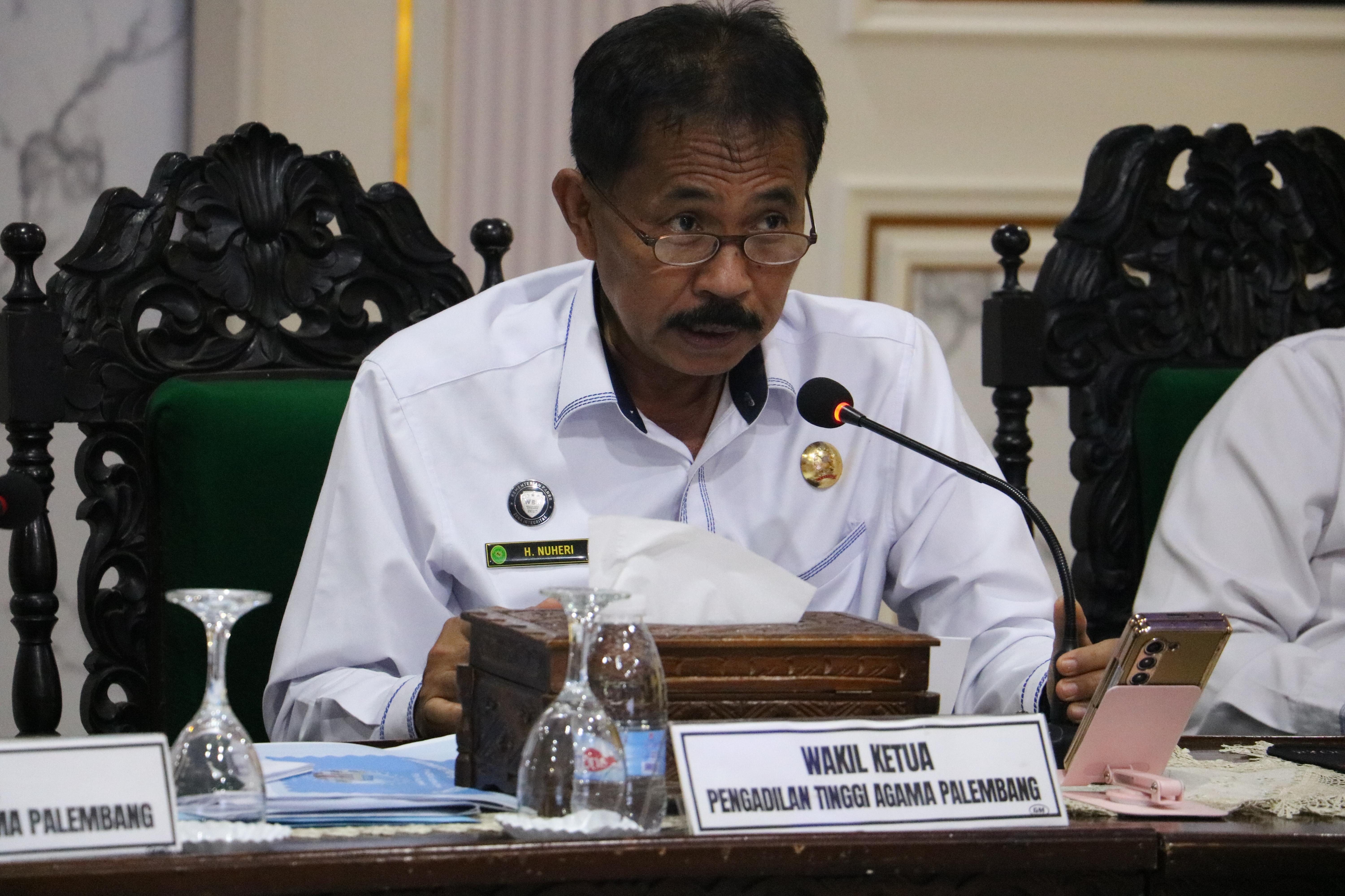 Aparatur PTA Palembang Mengikuti Monev IKU