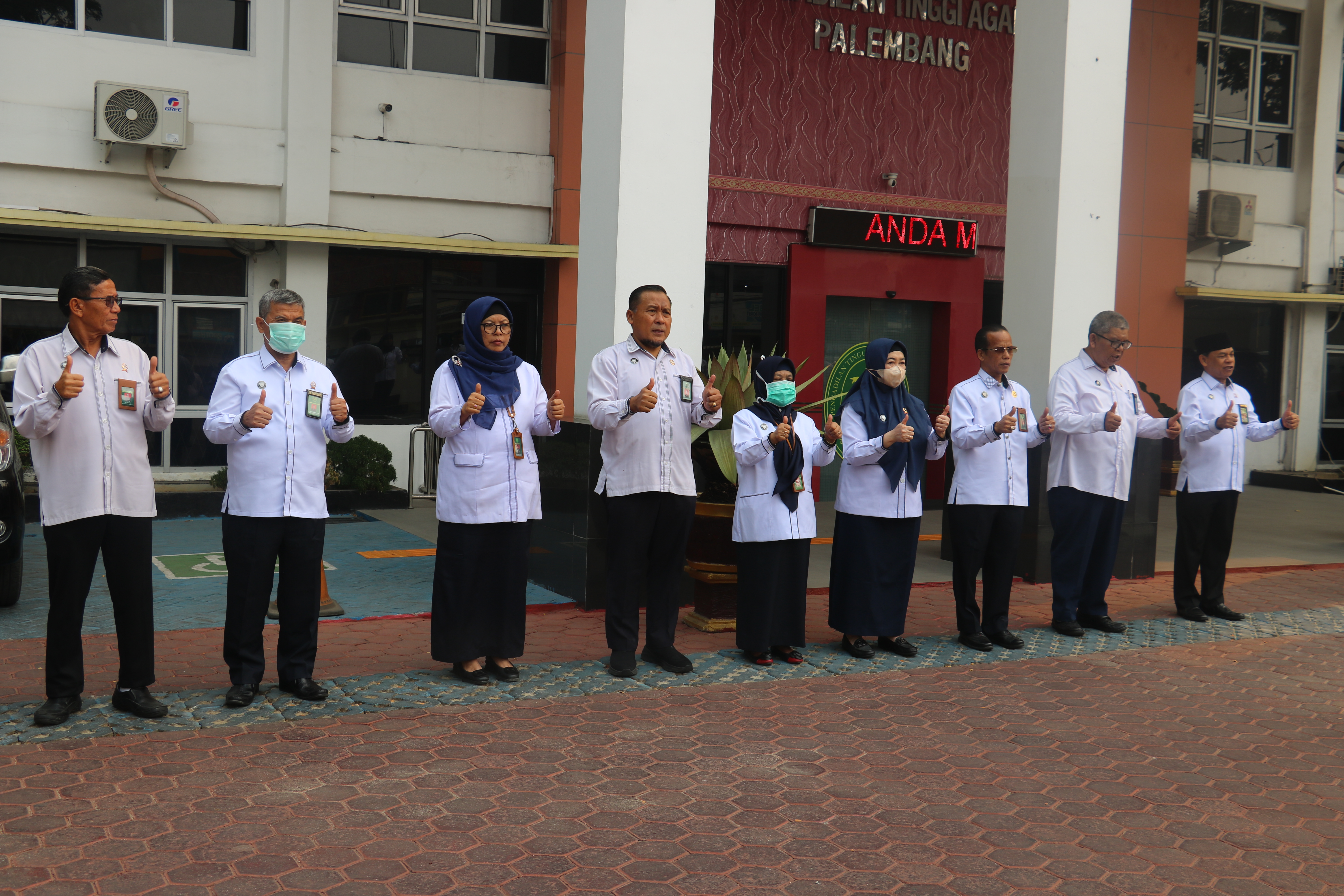 Pelaksanaan Apel Pagi PTA Palembang