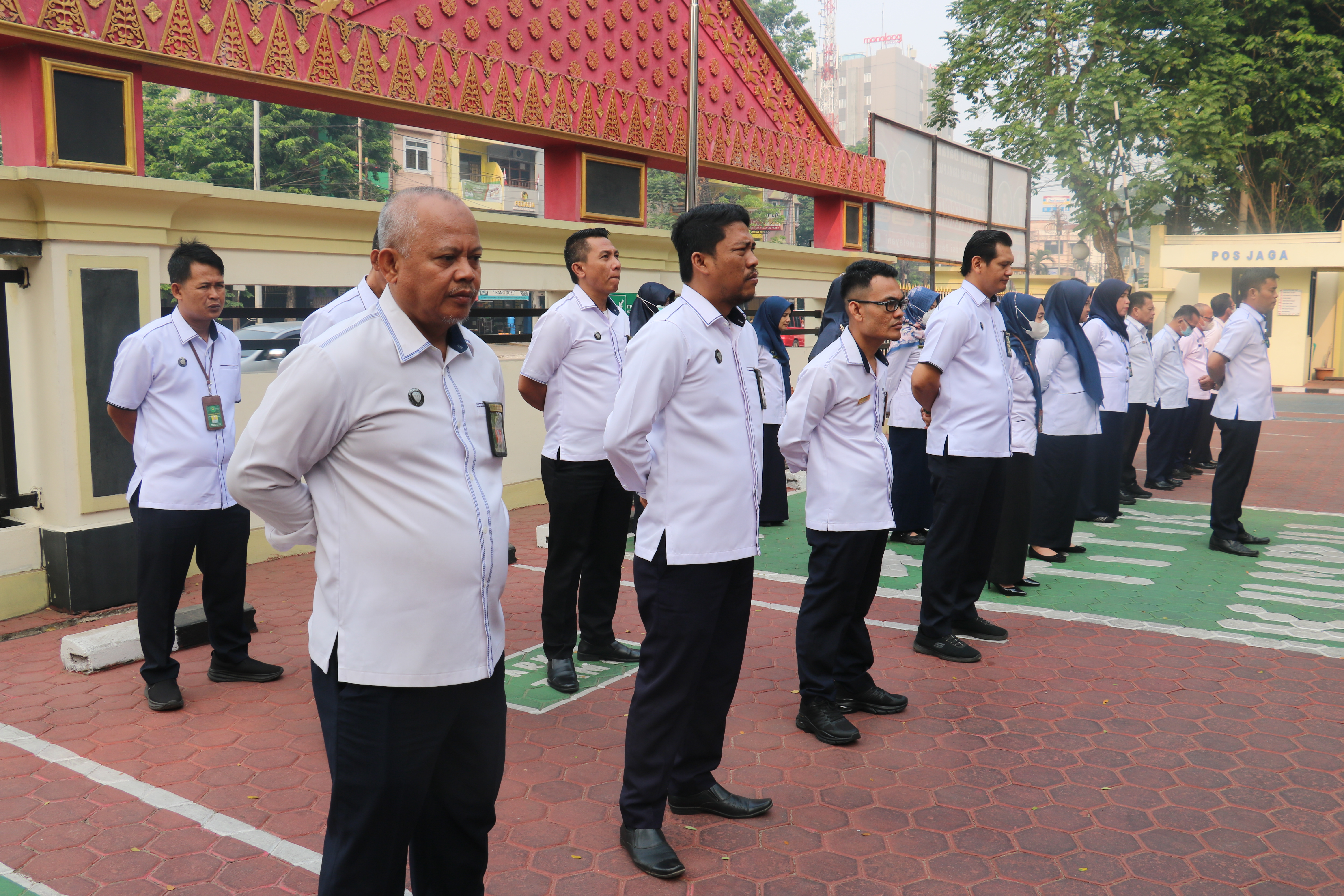 Aparatur PTA Palembang Mengikuti Apel Pagi