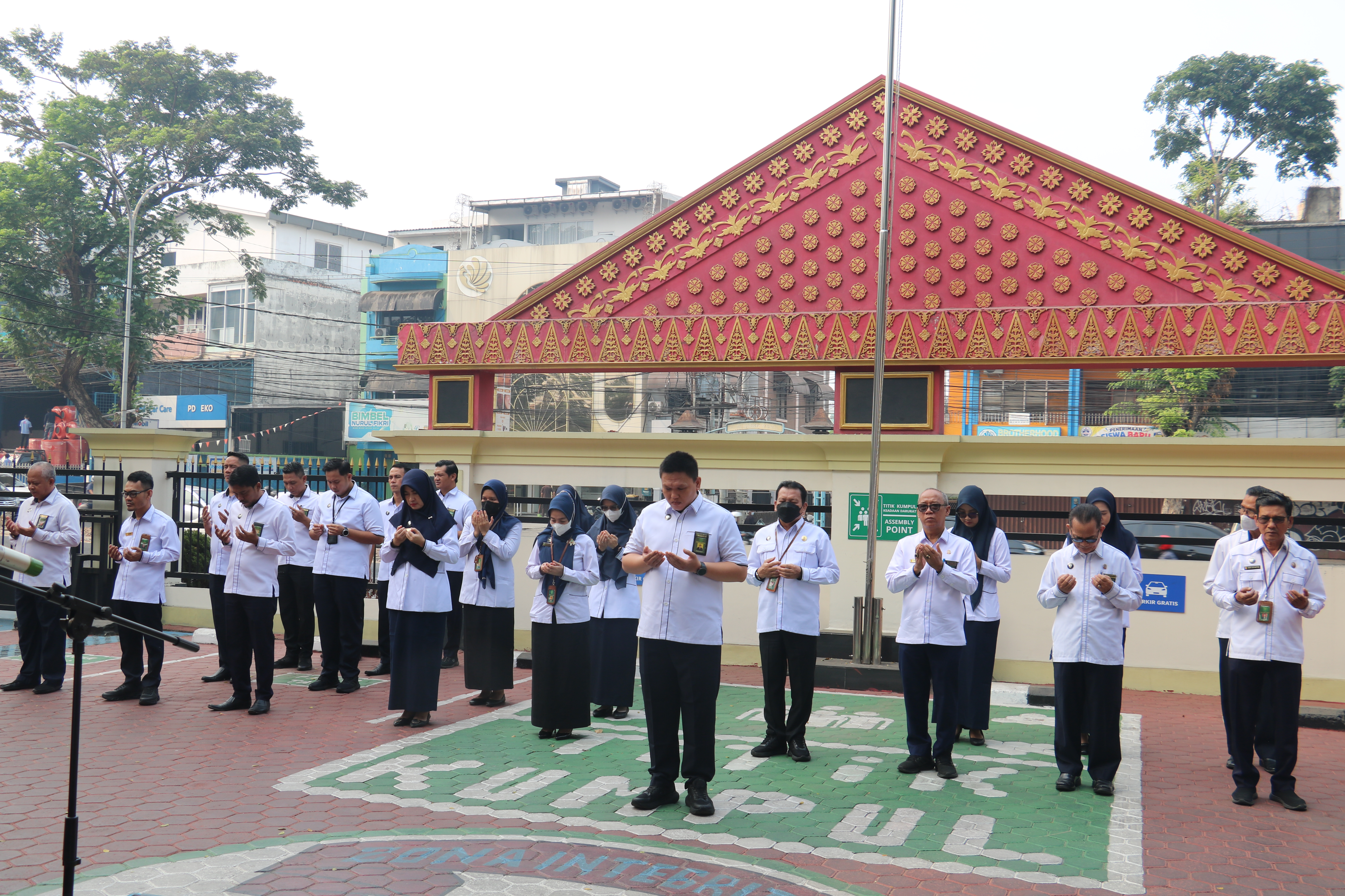 Aparatur PTA Palembang Mengikuti Apel Pagi