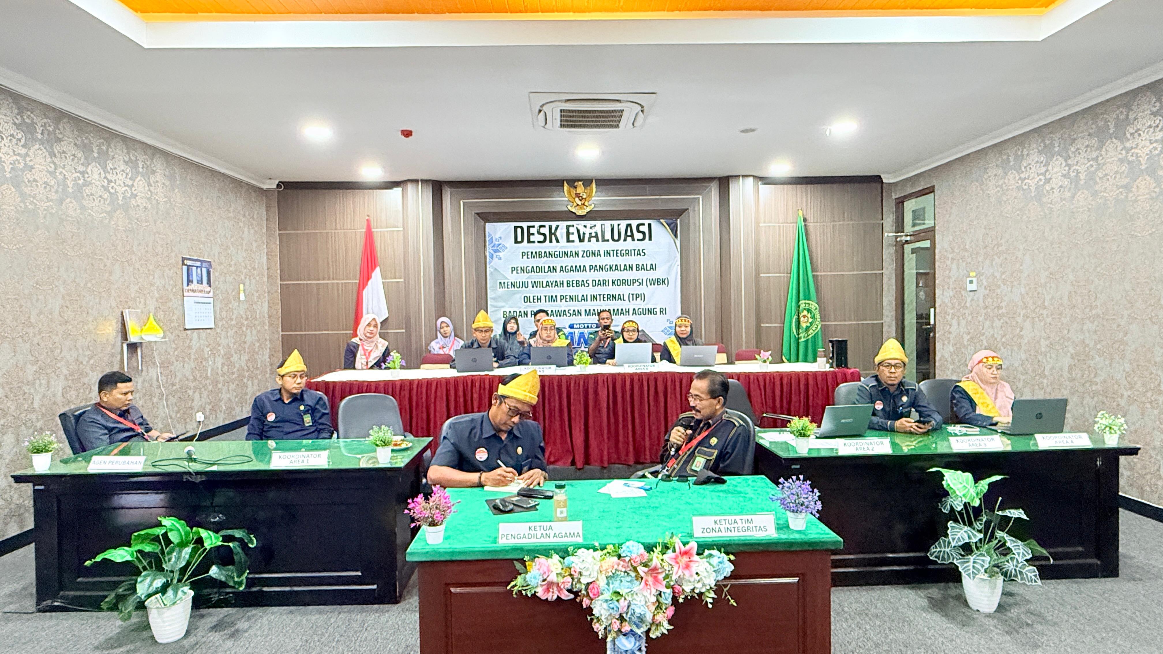 Pendampingan Desk Evaluation Zona Integritas