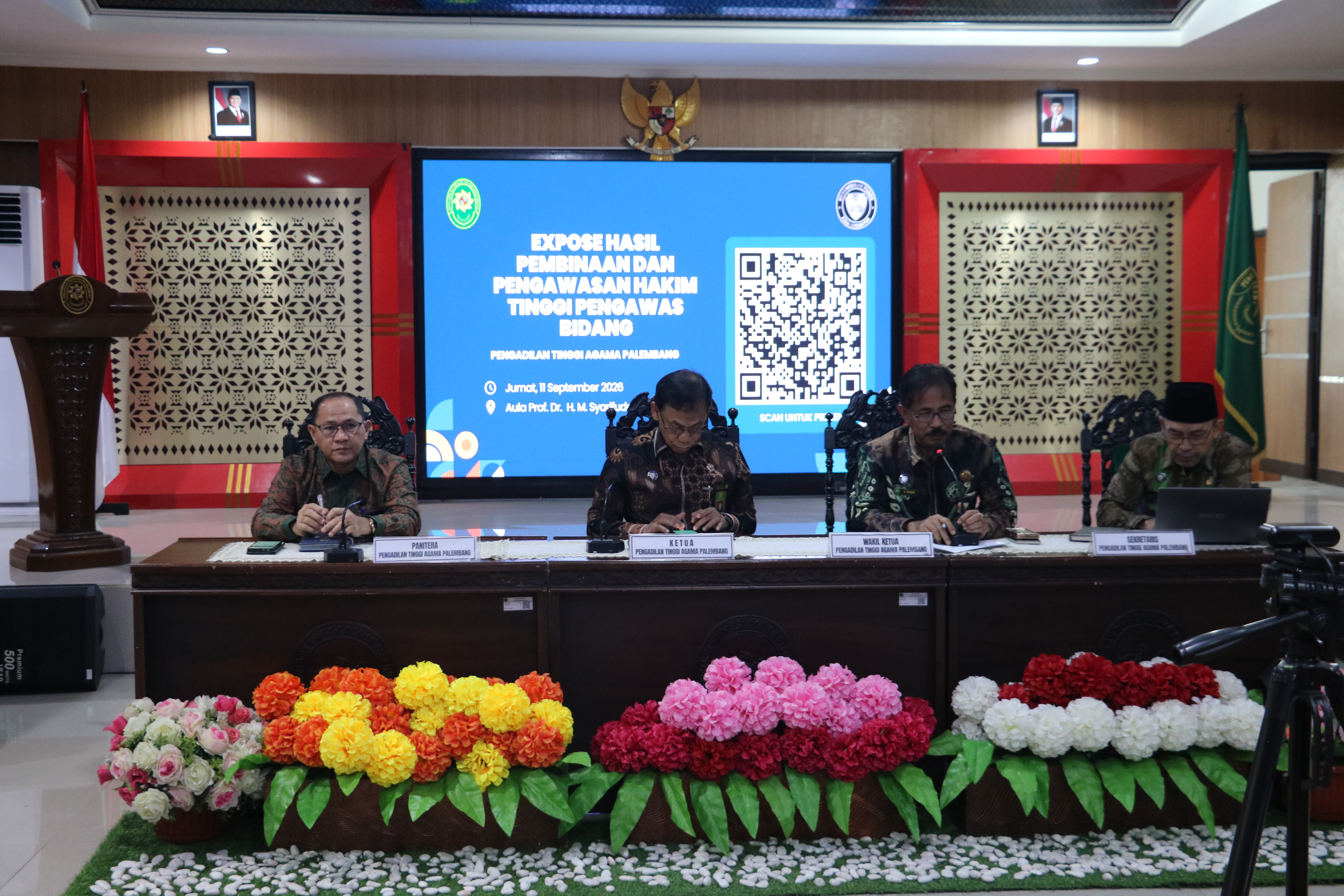 Ekspose Hakim Tinggi Pengawas Bidang PTA Palembang